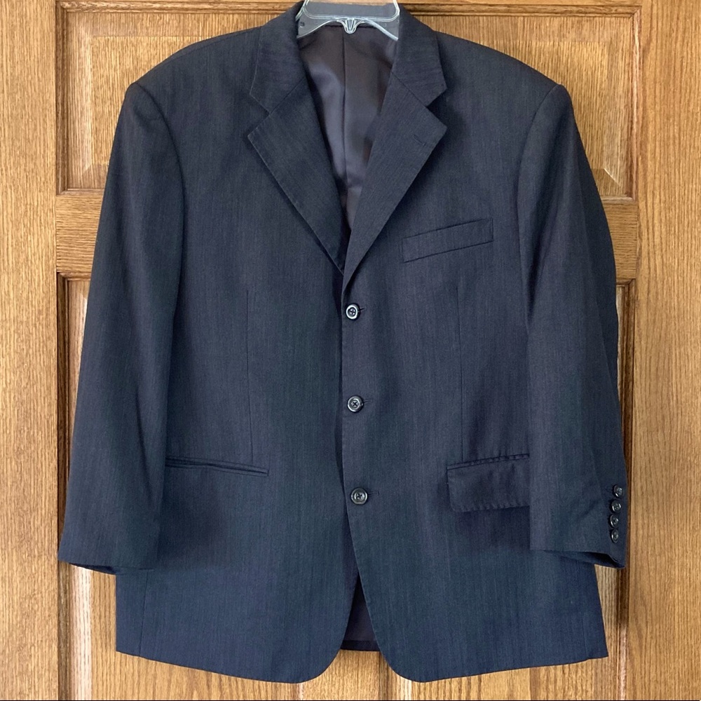 Very Nice, Tailored Dark Gray Astor & Black Suit Jacket